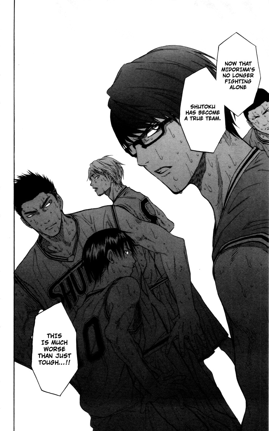 Kuroko no Basket Chapter 87 page 21 - Chapter 87: This Is Much Worse Than Just Tough
