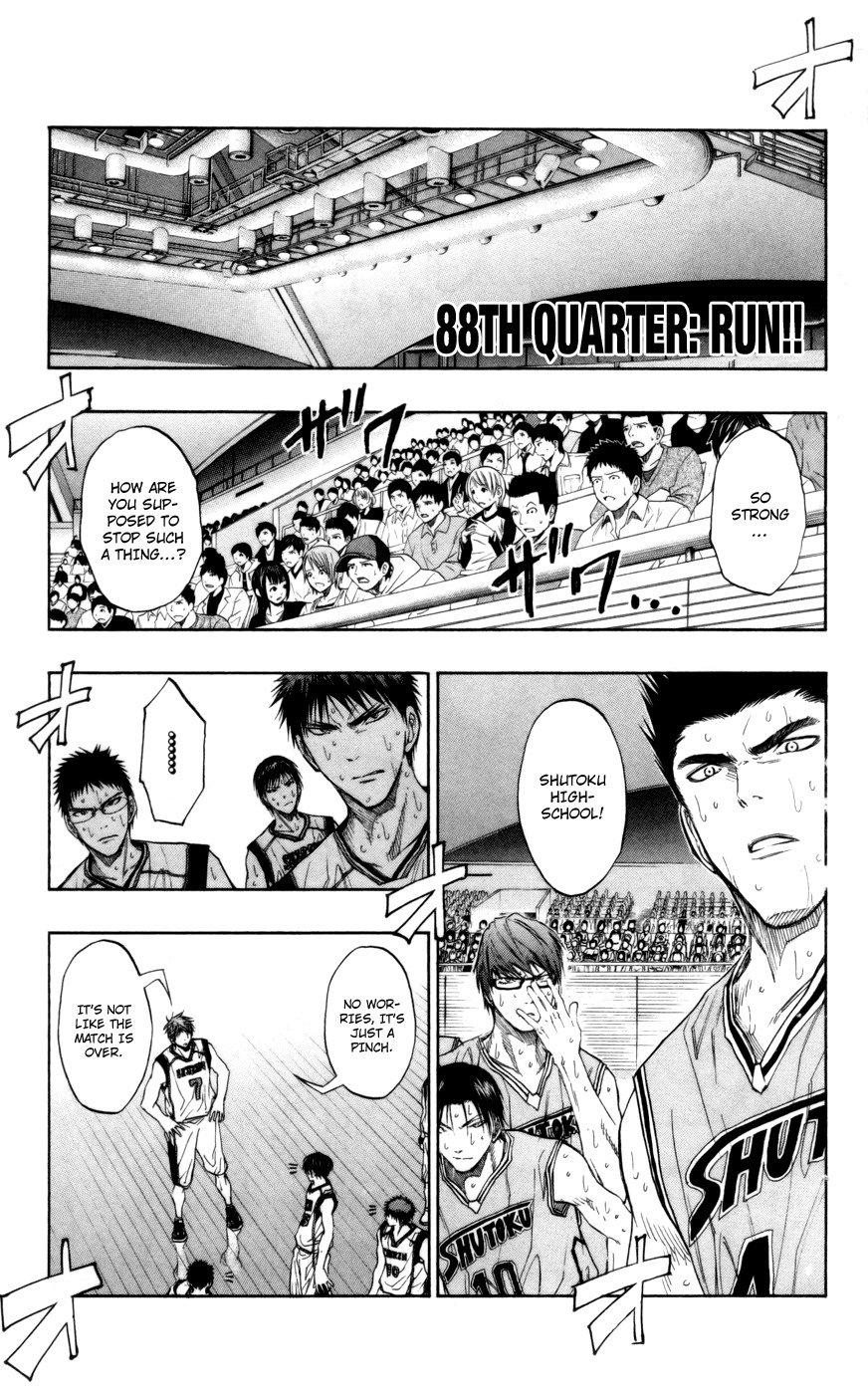 Kuroko no Basket Chapter 88 page 2 - Chapter 88: Run!!