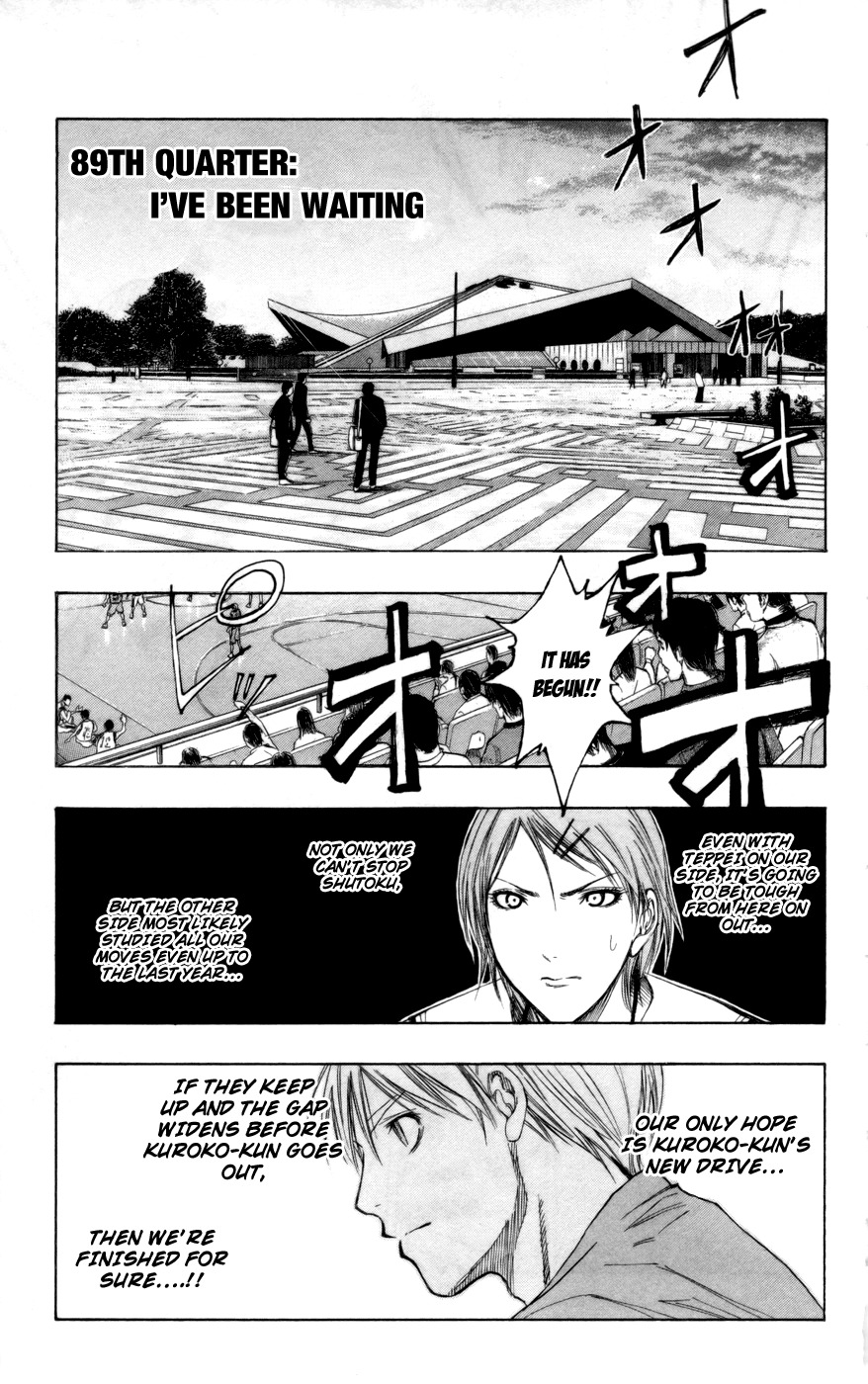 Kuroko no Basket Chapter 89 page 4 - Chapter 89: I've Been Waiting