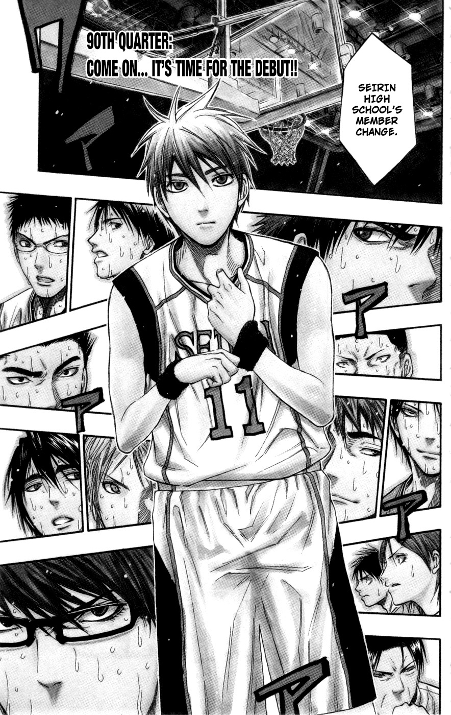 Kuroko no Basket Chapter 90 page 5 - Chapter 90: Come on... It's Time For The Debut!!