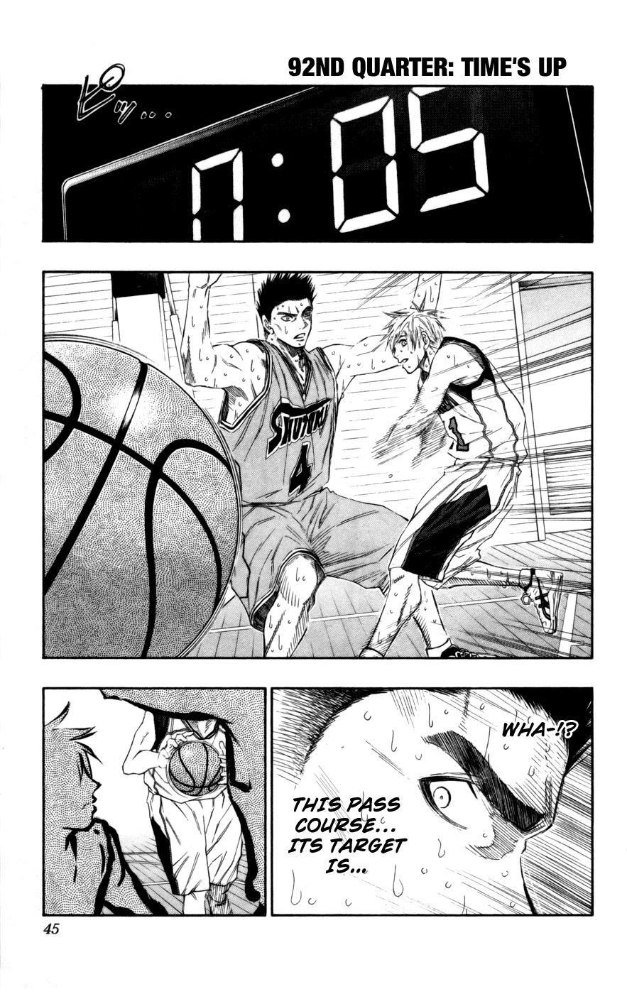 Kuroko no Basket Chapter 92 page 2 - Chapter 92: Time's up!