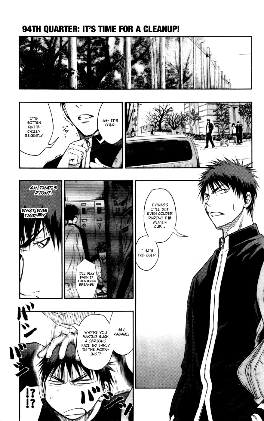 Kuroko no Basket Chapter 94 page 2 - Chapter 94: It's Time For A Cleanup!