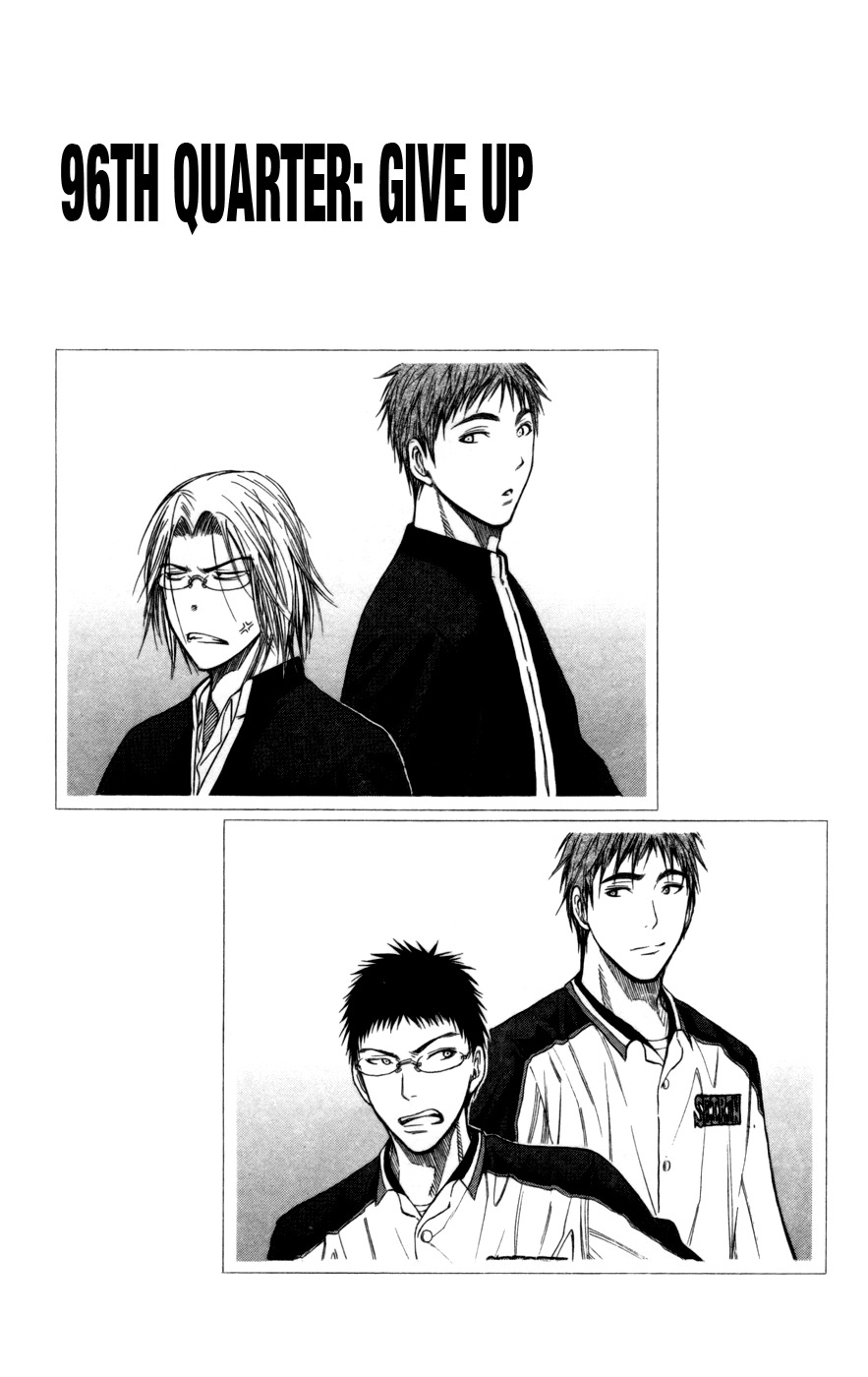 Kuroko no Basket Chapter 96 page 2 - Chapter 96: Give Up