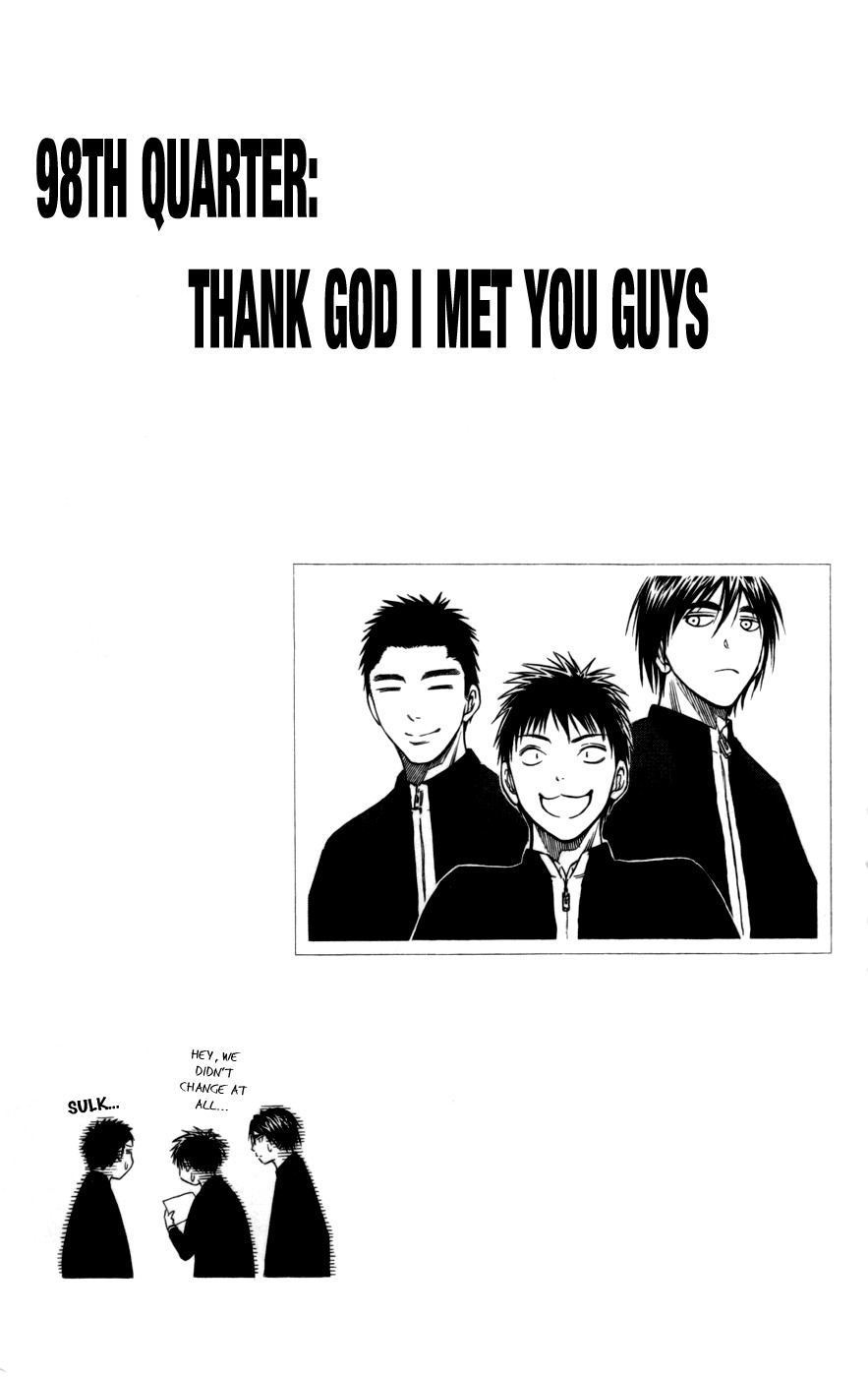 Kuroko no Basket Chapter 98 page 2 - Chapter 98: Thank God I Met You Guys