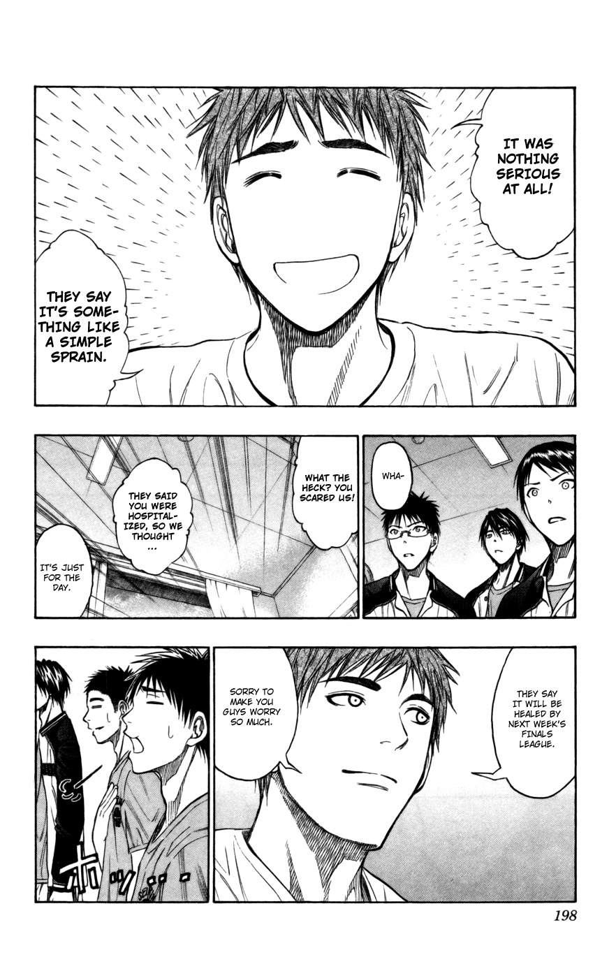 Kuroko no Basket Chapter 99 page 14 - Chapter 99: I'll be Back Soon