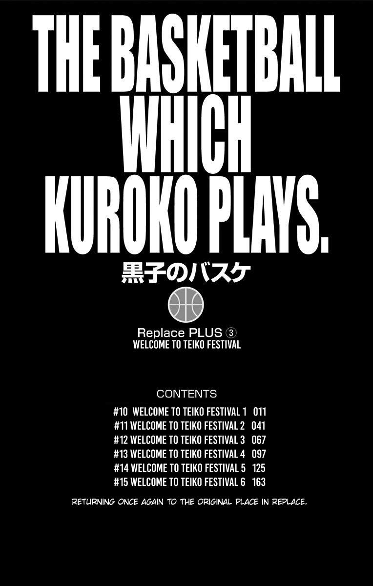 Kuroko no Basuke - Replace Plus Chapter 10 page 7 - Chapter 10: Welcome to Teiko Festival (Part 1)
