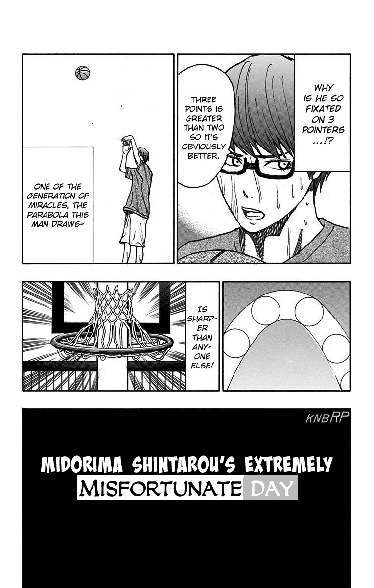 Kuroko no Basuke - Replace Plus Chapter 17 page 5 - Chapter 17: Midorima Shintarou's Extremely Misfortunate Day (Part 1)