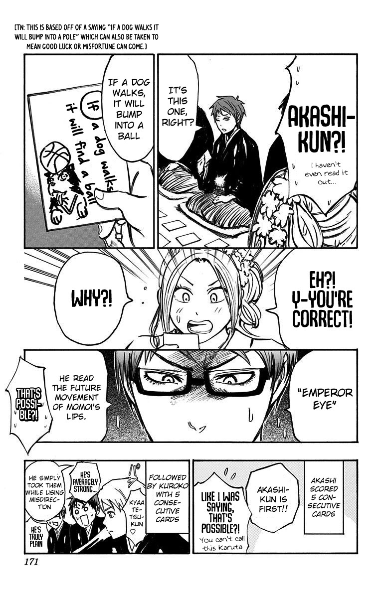 Kuroko no Basuke - Replace Plus Chapter 18.3 page 4 - Chapter 18.3: Extra Story The Miracles' Karuta Showdown