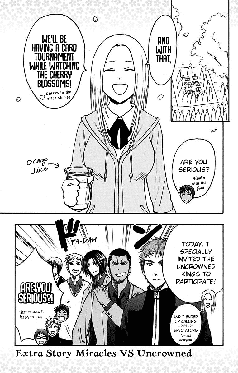 Kuroko no Basuke - Replace Plus Chapter 21.4 page 1 - Chapter 21.4: Extra Story: Miracles Vs. Uncrowned