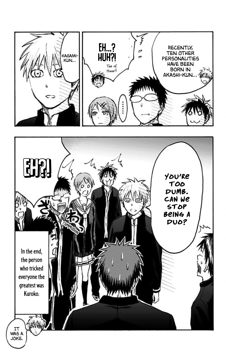 Kuroko no Basuke - Replace Plus Chapter 40.5 page 33 - Chapter 40.5: Extras [END]
