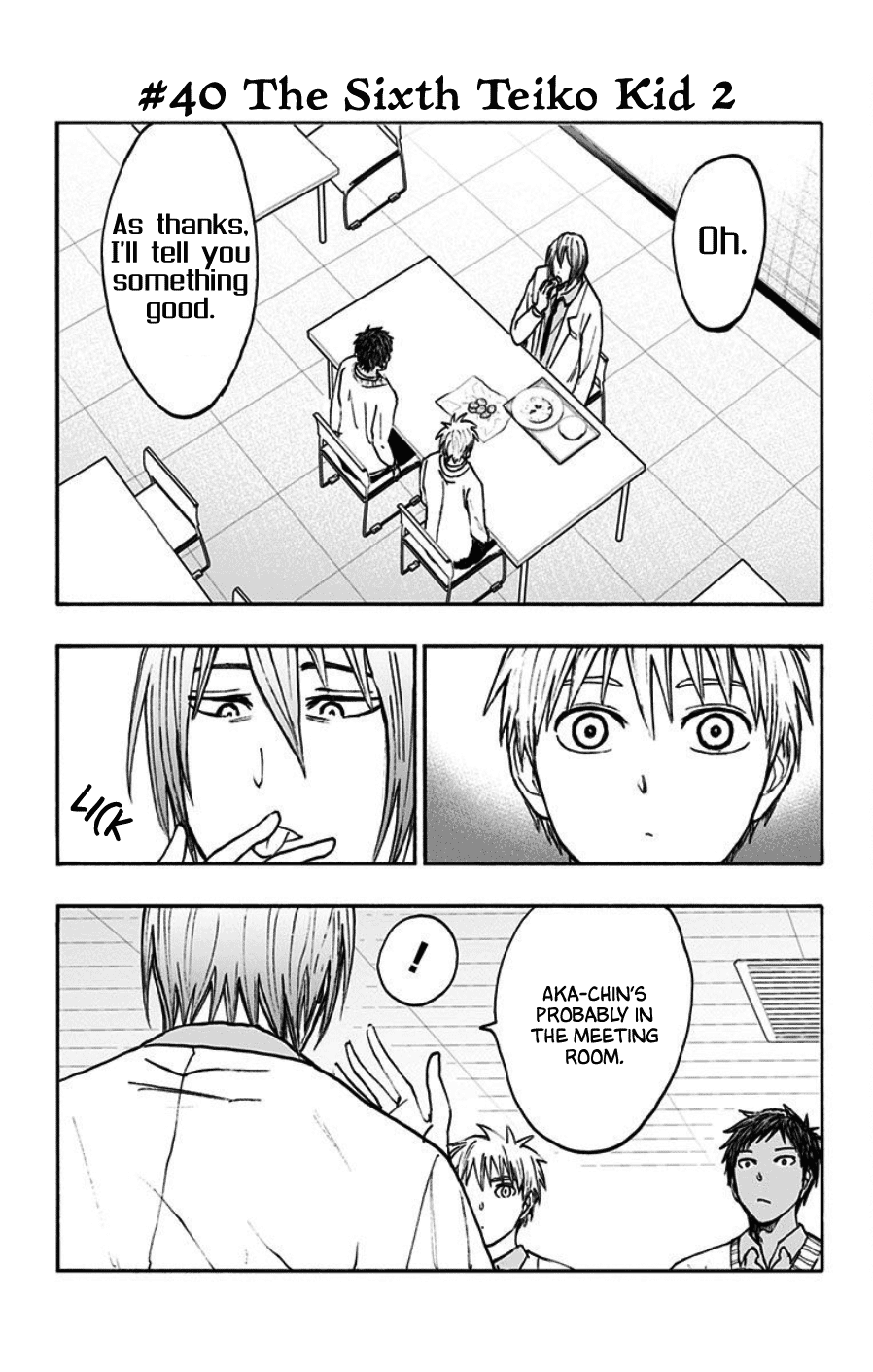 Kuroko no Basuke - Replace Plus Chapter 40 page 1 - Chapter 40: The Sixth Teiko Kid 2