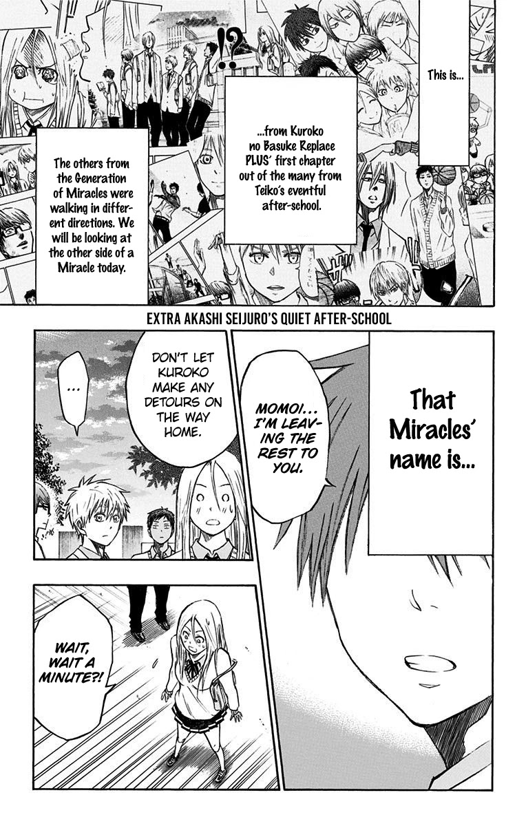 Kuroko no Basuke - Replace Plus Chapter 9.2 page 1 - Chapter 9.2: Extra Story: Akashi Seijuro's Quiet After-School