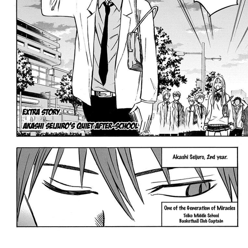 Kuroko no Basuke - Replace Plus Chapter 9.2: Extra Story: Akashi Seijuro's Quiet After-School cover