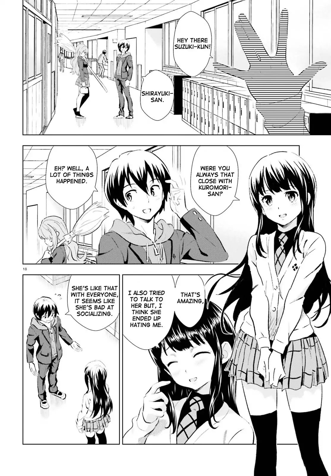 Kuromori-san wa Smartphone ga Tsukaenai Chapter 1 page 17 - Chapter 1