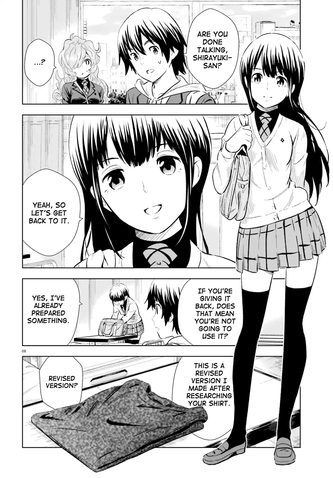 Kuromori-san wa Smartphone ga Tsukaenai Chapter 10 page 8 - Chapter 10: Puss in Boots (?)