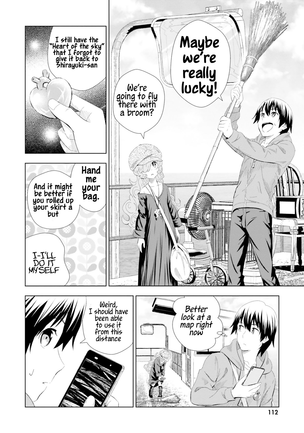 Kuromori-san wa Smartphone ga Tsukaenai Chapter 14 page 17 - Chapter 14: Night on the Galactic Railroad