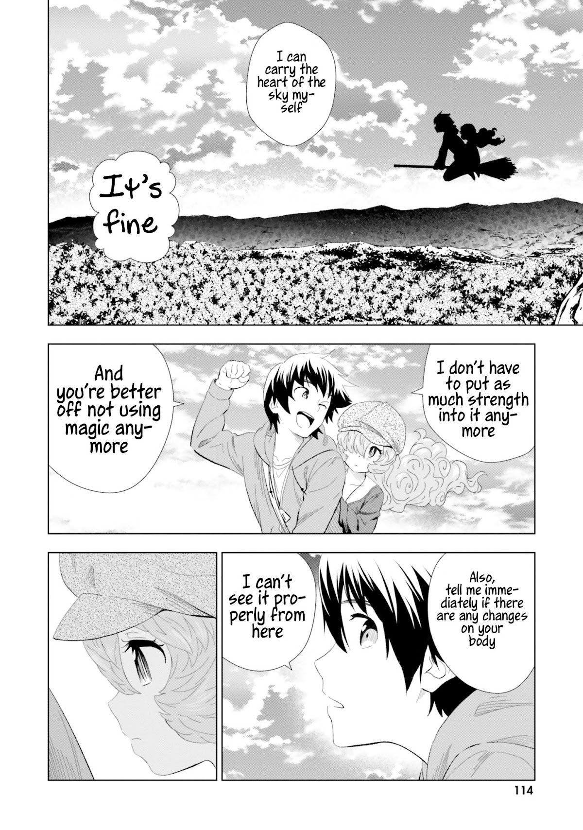 Kuromori-san wa Smartphone ga Tsukaenai Chapter 14 page 19 - Chapter 14: Night on the Galactic Railroad