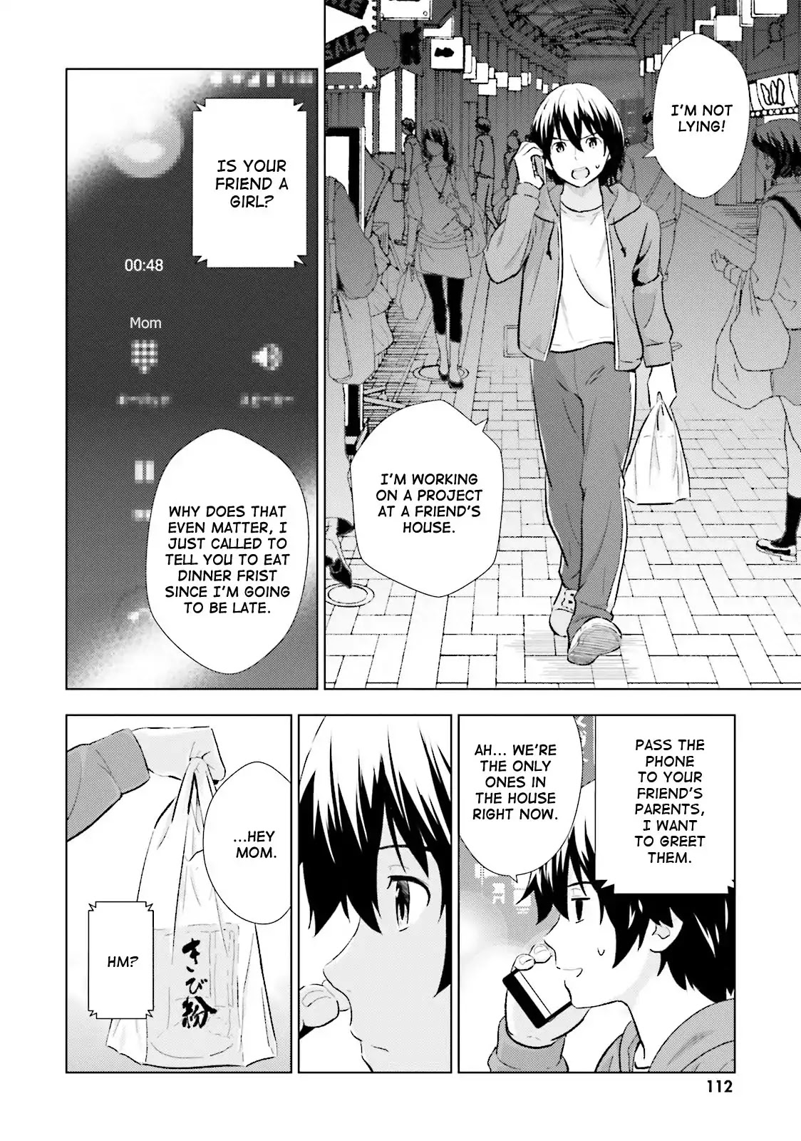 Kuromori-san wa Smartphone ga Tsukaenai Chapter 4 page 12 - Chapter 4: Momotarou