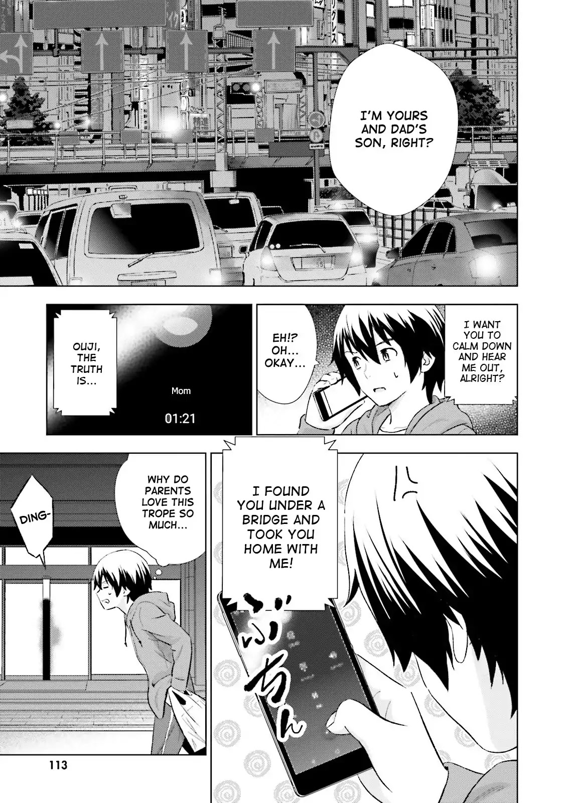 Kuromori-san wa Smartphone ga Tsukaenai Chapter 4 page 13 - Chapter 4: Momotarou