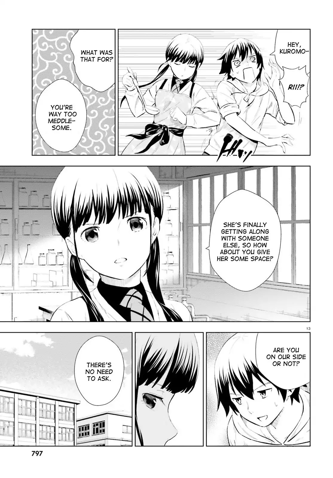 Kuromori-san wa Smartphone ga Tsukaenai Chapter 7 page 13 - Chapter 7: Momotarou (White)