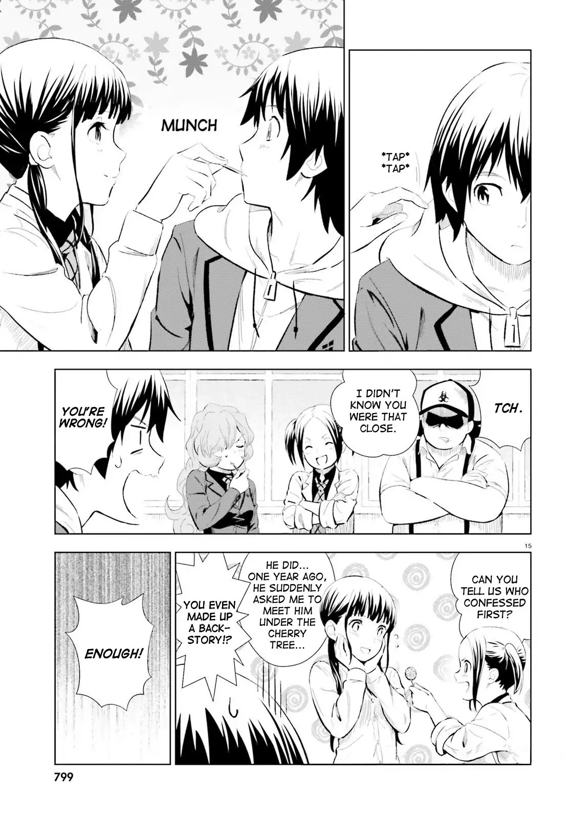 Kuromori-san wa Smartphone ga Tsukaenai Chapter 7 page 15 - Chapter 7: Momotarou (White)