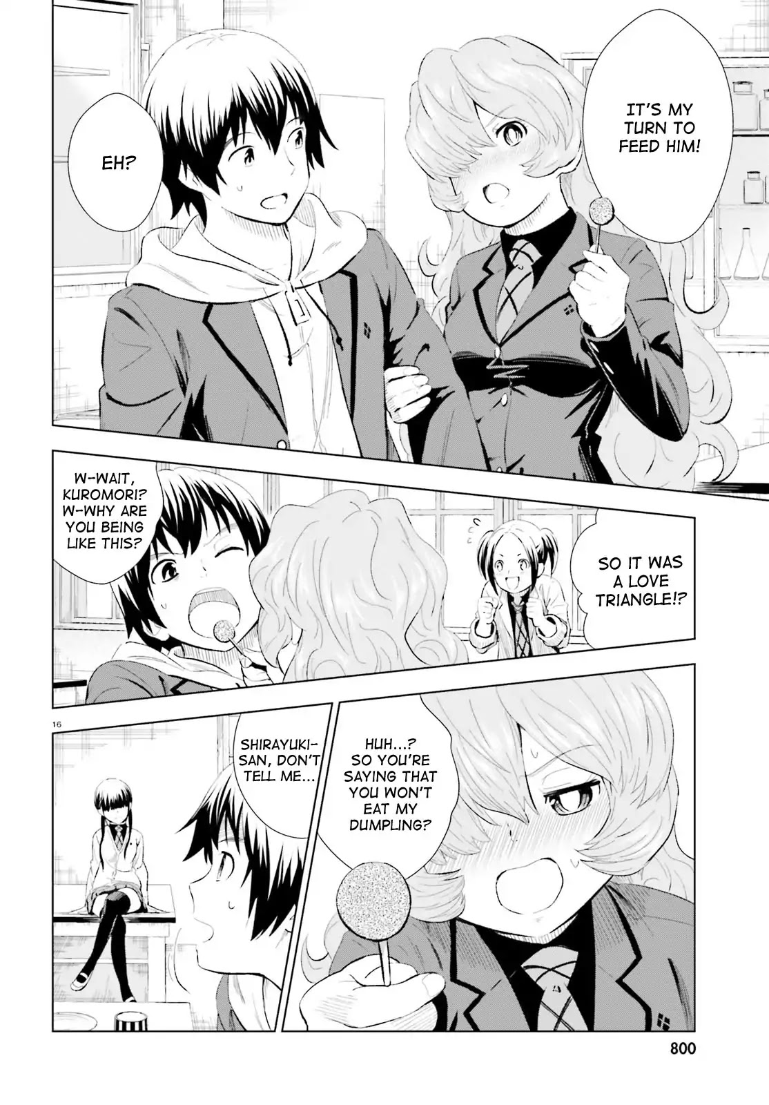 Kuromori-san wa Smartphone ga Tsukaenai Chapter 7 page 16 - Chapter 7: Momotarou (White)