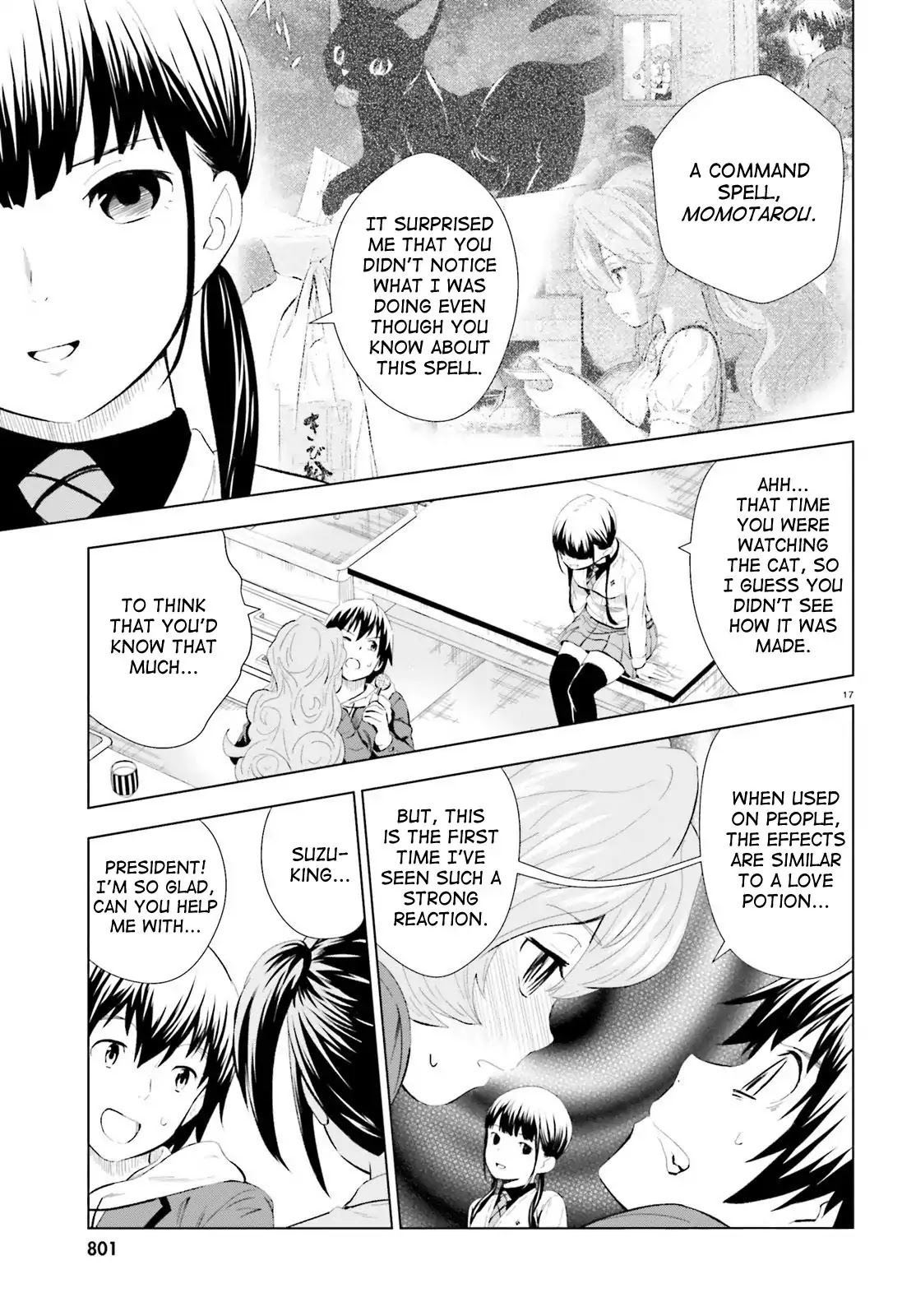 Kuromori-san wa Smartphone ga Tsukaenai Chapter 7 page 17 - Chapter 7: Momotarou (White)