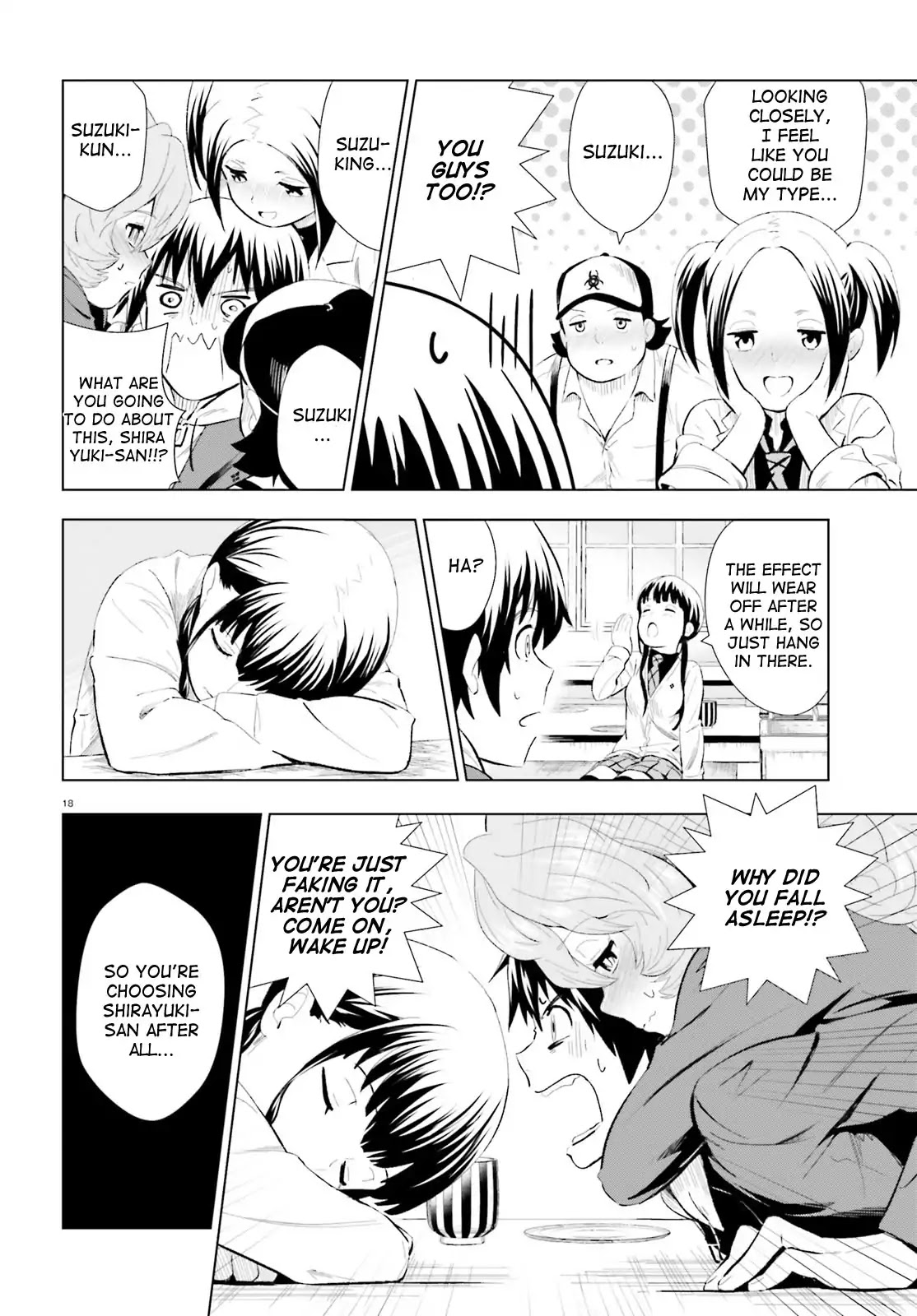 Kuromori-san wa Smartphone ga Tsukaenai Chapter 7 page 18 - Chapter 7: Momotarou (White)