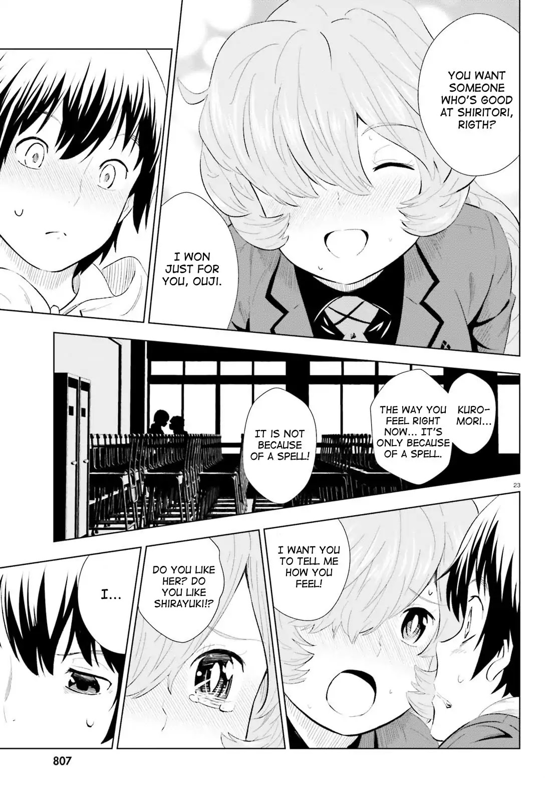Kuromori-san wa Smartphone ga Tsukaenai Chapter 7 page 23 - Chapter 7: Momotarou (White)