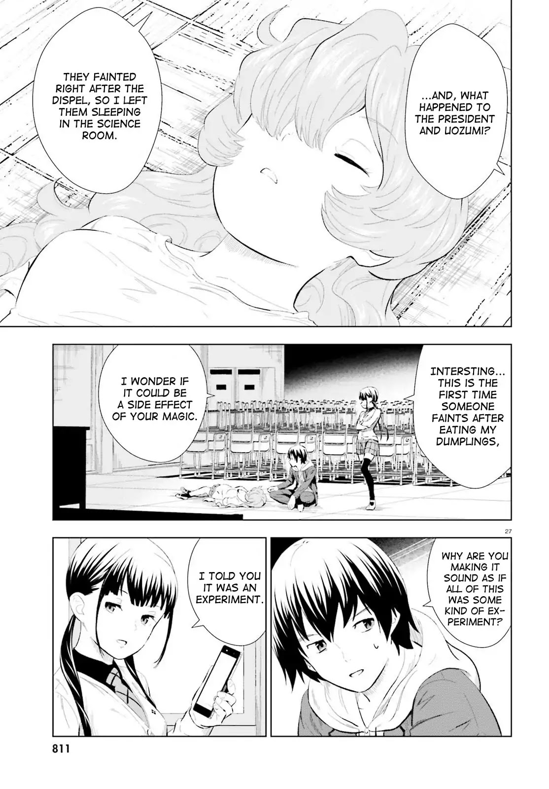 Kuromori-san wa Smartphone ga Tsukaenai Chapter 7 page 27 - Chapter 7: Momotarou (White)