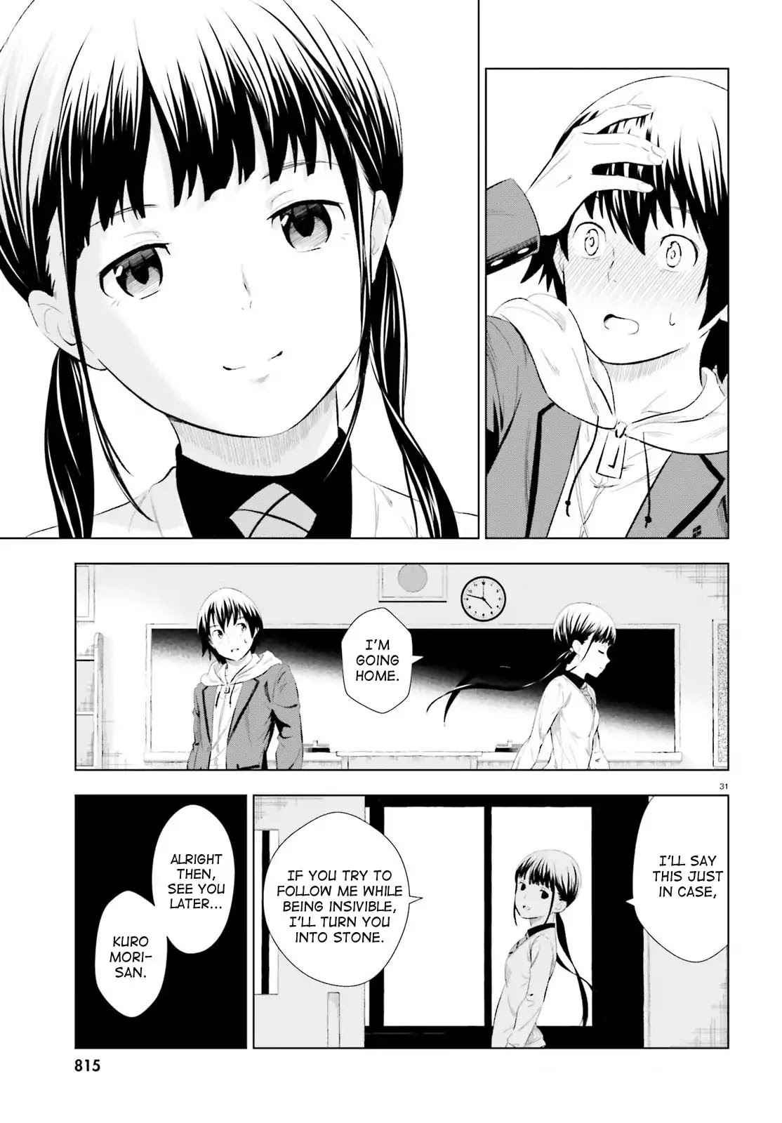 Kuromori-san wa Smartphone ga Tsukaenai Chapter 7 page 31 - Chapter 7: Momotarou (White)