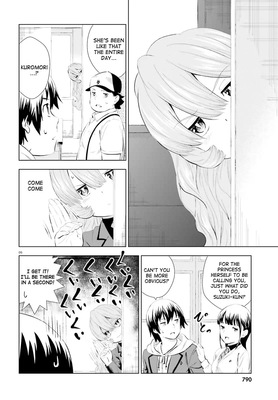 Kuromori-san wa Smartphone ga Tsukaenai Chapter 7 page 6 - Chapter 7: Momotarou (White)