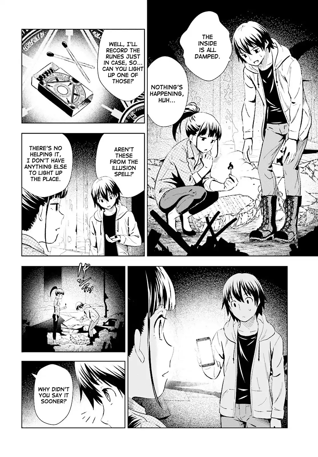 Kuromori-san wa Smartphone ga Tsukaenai Chapter 8 page 14 - Chapter 8: Puss in Boots