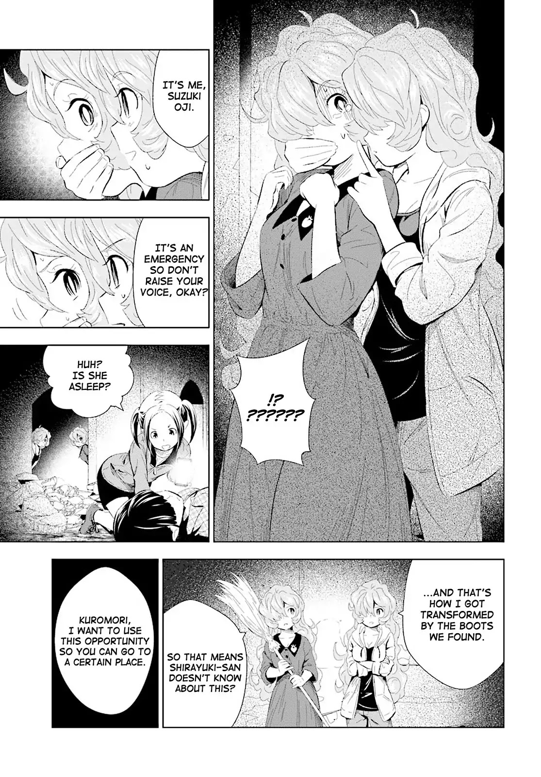 Kuromori-san wa Smartphone ga Tsukaenai Chapter 8 page 19 - Chapter 8: Puss in Boots