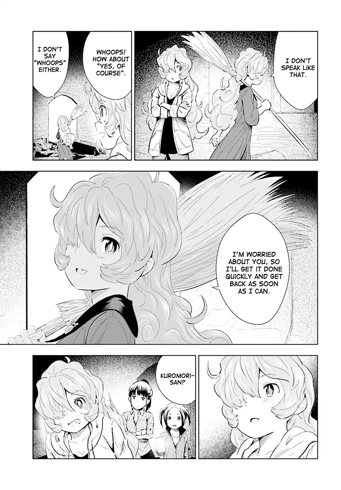 Kuromori-san wa Smartphone ga Tsukaenai Chapter 8 page 21 - Chapter 8: Puss in Boots