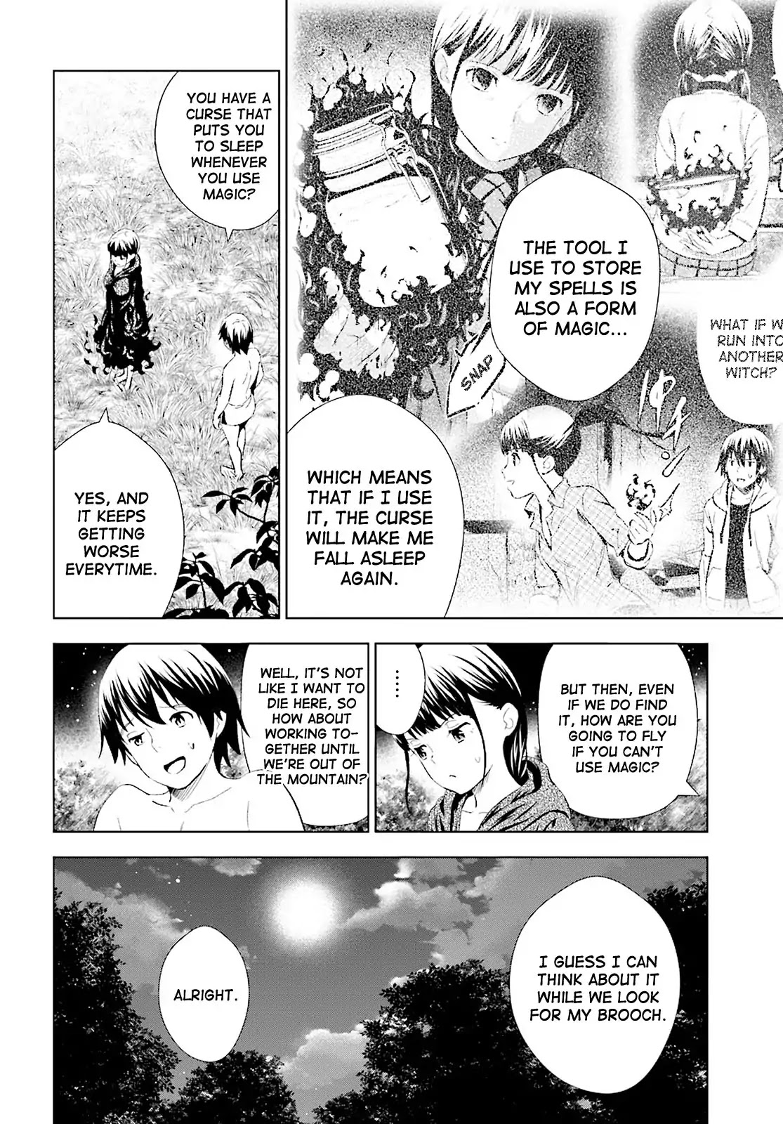 Kuromori-san wa Smartphone ga Tsukaenai Chapter 9 page 10 - Chapter 9: Flying Broom (White)