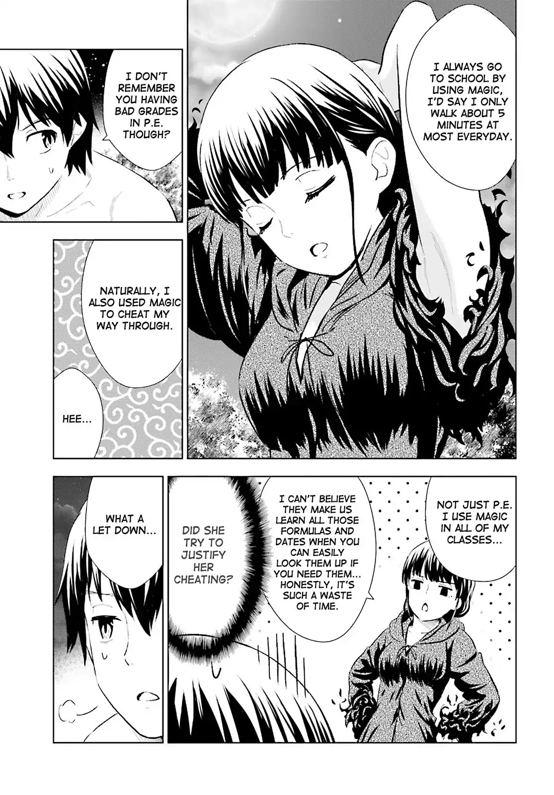 Kuromori-san wa Smartphone ga Tsukaenai Chapter 9 page 13 - Chapter 9: Flying Broom (White)
