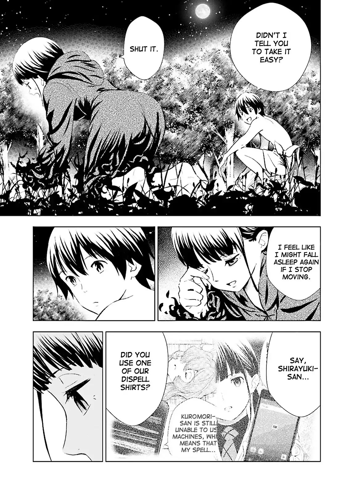 Kuromori-san wa Smartphone ga Tsukaenai Chapter 9 page 17 - Chapter 9: Flying Broom (White)