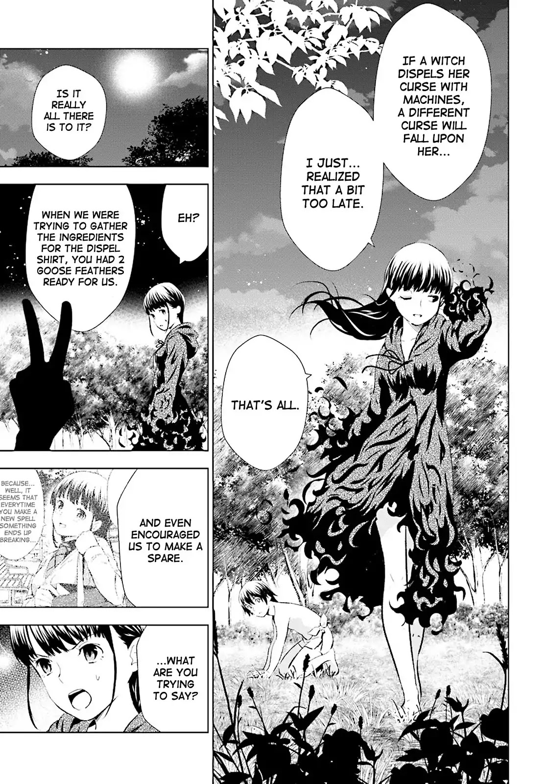 Kuromori-san wa Smartphone ga Tsukaenai Chapter 9 page 19 - Chapter 9: Flying Broom (White)
