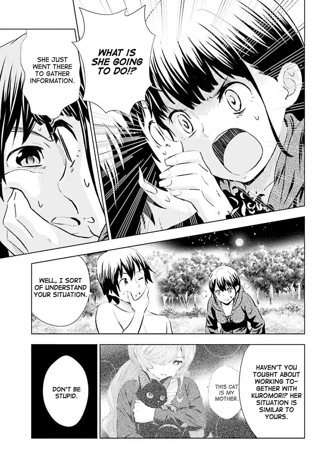 Kuromori-san wa Smartphone ga Tsukaenai Chapter 9 page 21 - Chapter 9: Flying Broom (White)