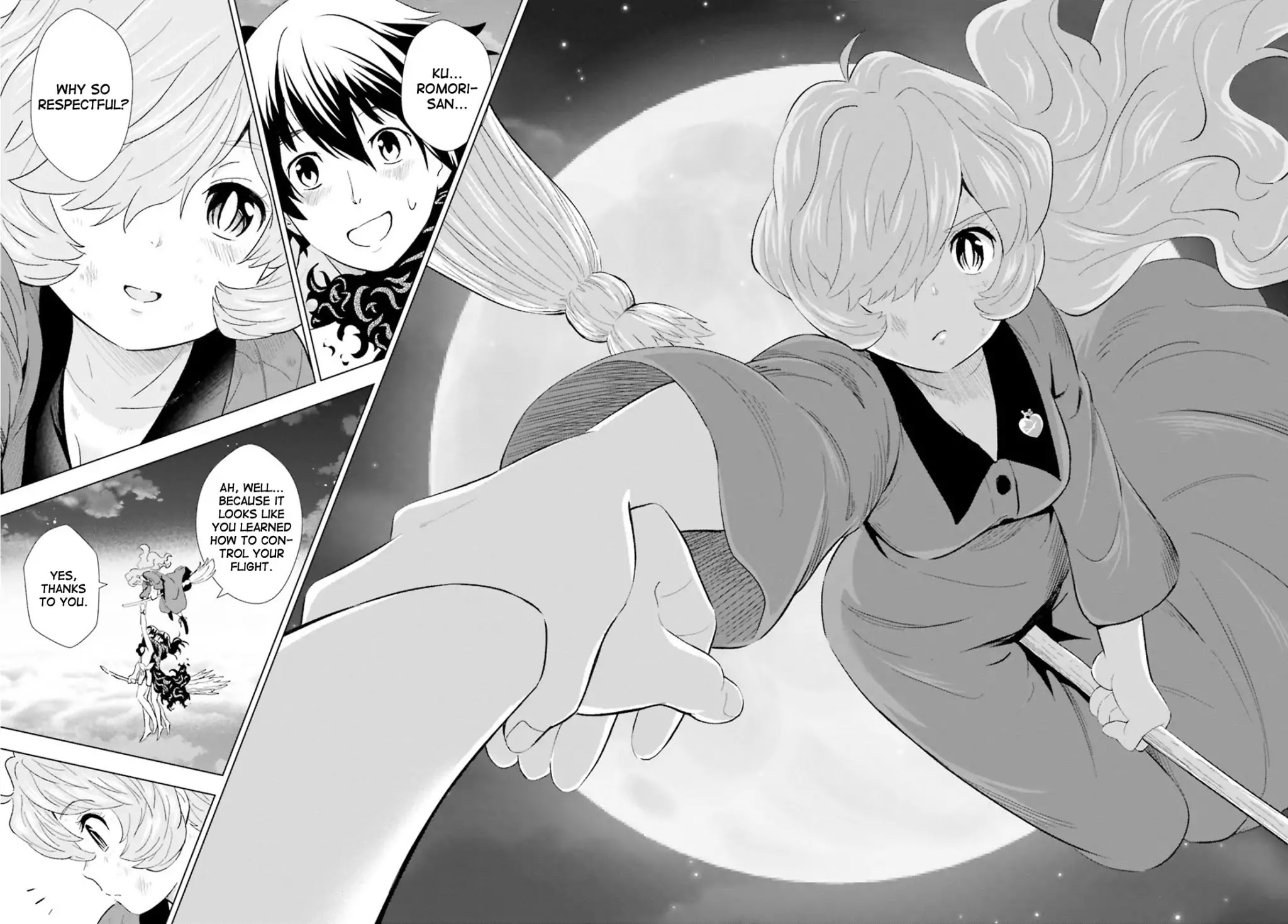 Kuromori-san wa Smartphone ga Tsukaenai Chapter 9 page 32 - Chapter 9: Flying Broom (White)