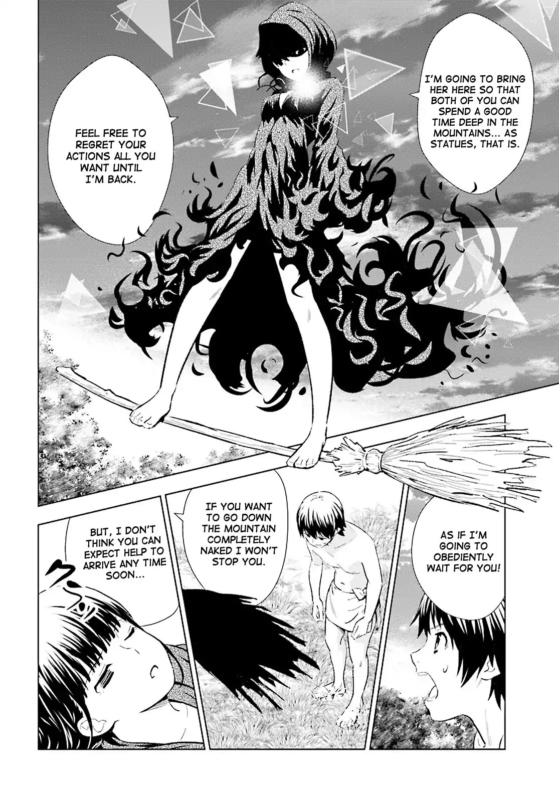 Kuromori-san wa Smartphone ga Tsukaenai Chapter 9 page 4 - Chapter 9: Flying Broom (White)