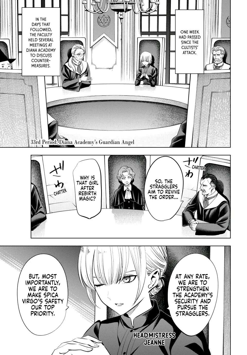 Kuroneko to Majo no Kyoushitsu Chapter 33 page 1 - Chapter 33: Diana Academy's Guardian Angel
