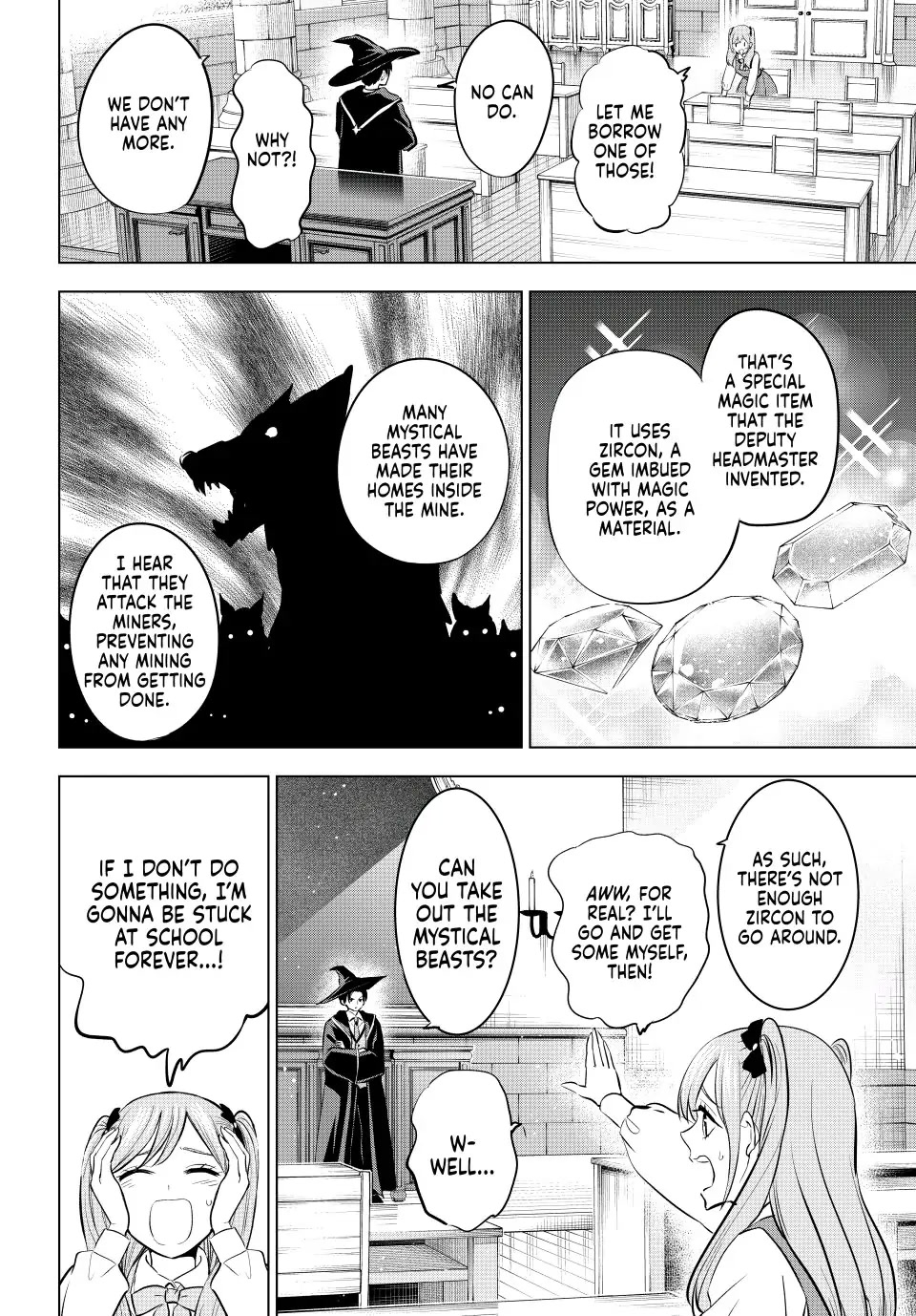 Kuroneko to Majo no Kyoushitsu Chapter 33 page 4 - Chapter 33: Diana Academy's Guardian Angel