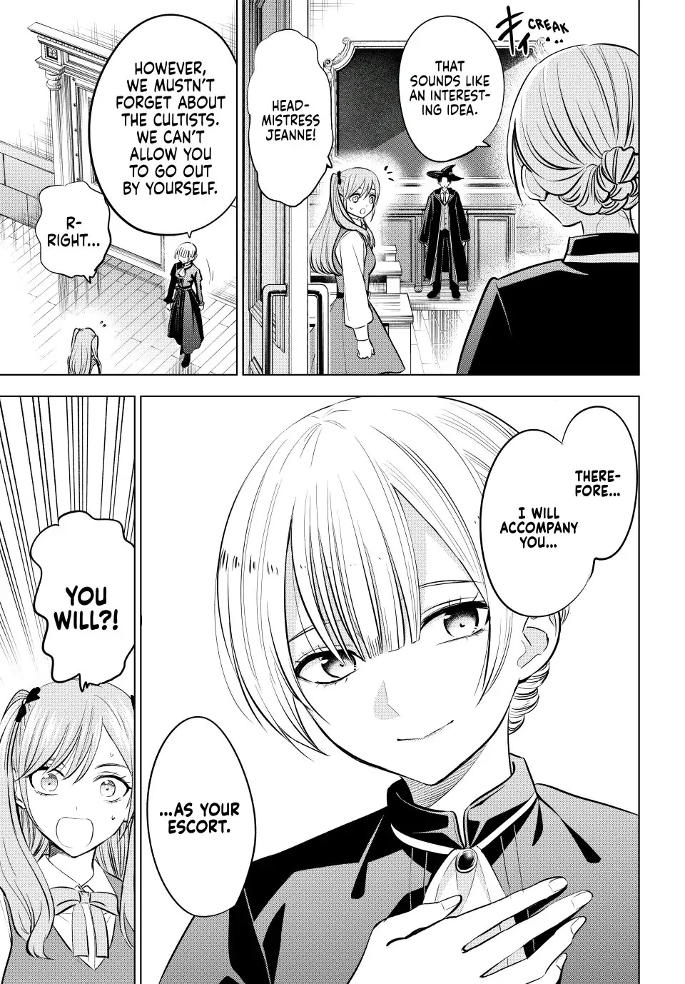 Kuroneko to Majo no Kyoushitsu Chapter 33 page 5 - Chapter 33: Diana Academy's Guardian Angel