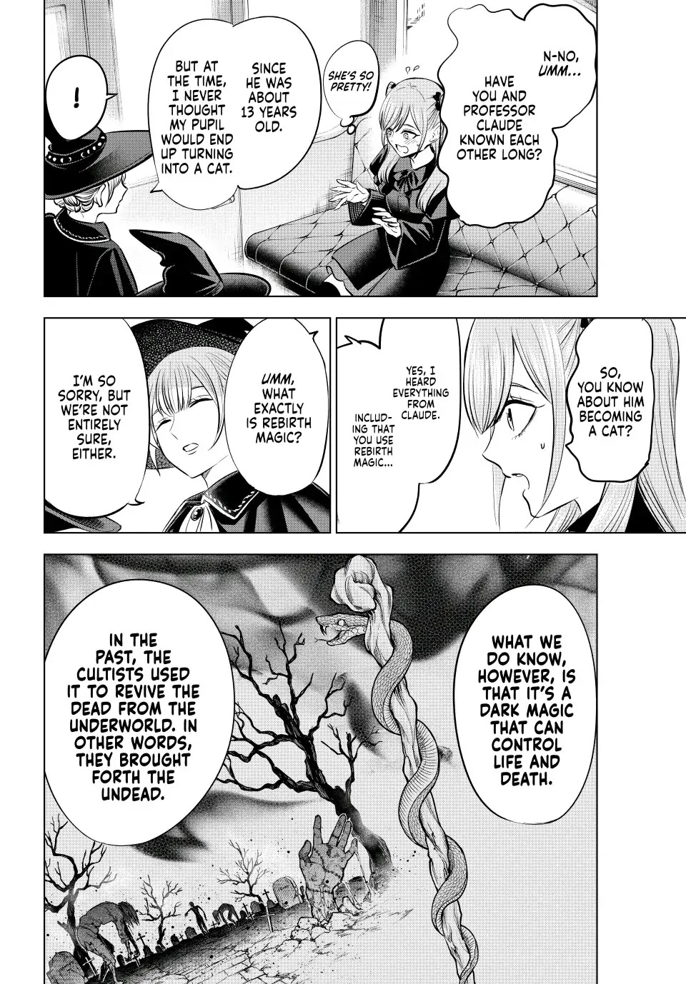 Kuroneko to Majo no Kyoushitsu Chapter 33 page 8 - Chapter 33: Diana Academy's Guardian Angel