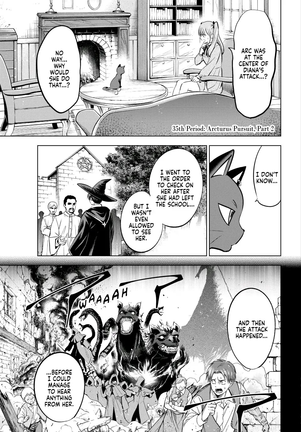 Kuroneko to Majo no Kyoushitsu Chapter 35 page 2 - Chapter 35: Arcturus Pursuit (Part II)