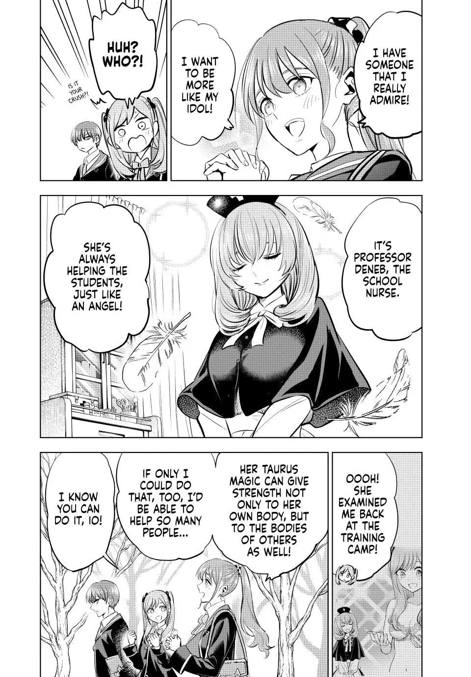 Kuroneko to Majo no Kyoushitsu Chapter 41 page 16 - Chapter 41: Io Taurus Tries Her Hardest