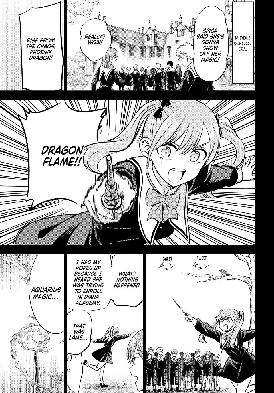 Kuroneko to Majo no Kyoushitsu Chapter 44 page 1 - Chapter 44: Oil and Water