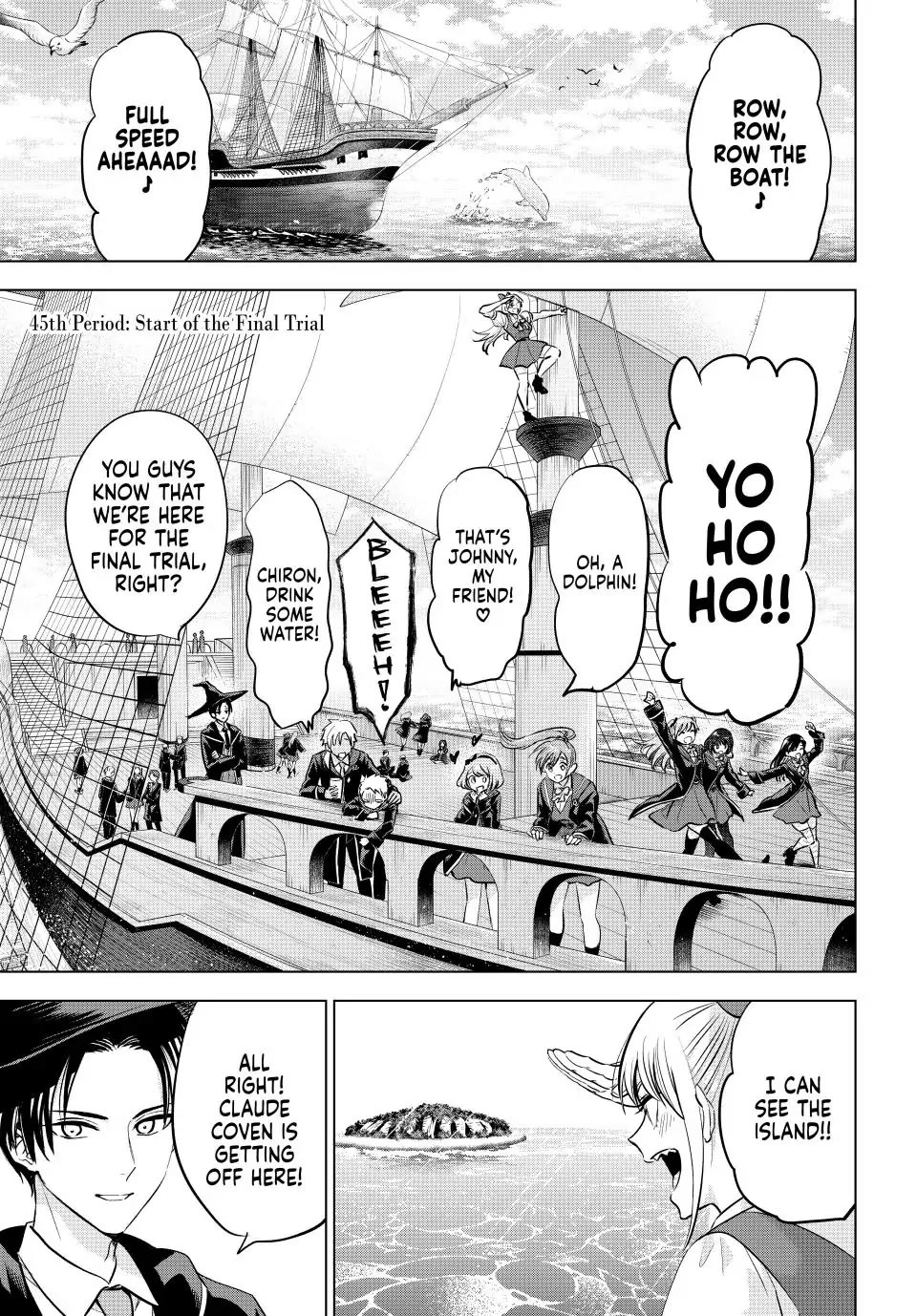 Kuroneko to Majo no Kyoushitsu Chapter 45 page 1 - Chapter 45: Start of the Final Trial